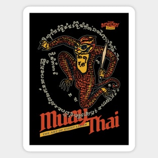 Vintage Muay Thai Sak Yant Monkey Tattoo Magnet